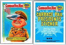 President Dwight D Eisenhower Spoof Card 2015 Garbage Pail Kids GPK 30th Sticker picture
