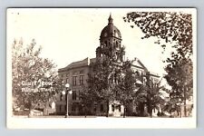 Billings MT RPPC Yellowstone County Courthouse Real Photo c1910 Vintage Postcard picture