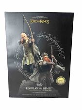 Brand New WETA Lord of The Rings LEGOLAS AND GIMLI AT AMON HEN 1/6 Statue picture