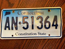 Connecticut License Plate AN 51364 Constitution State 2000's CT picture