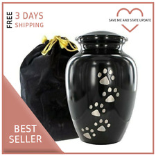 Large Black Pet Cremation Urn for Small Animals -for Dogs and Cats up to 122 lbs picture