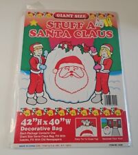VTG Giant Size Stuff for Santa Claus Decorative Leaf bag 42” By 40” Kmart Tony picture