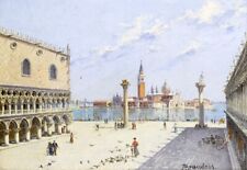 Dream-art Oil painting La-Piazzetta-the-Ducal-Palace-Venice-Antonietta-Brandeis- picture