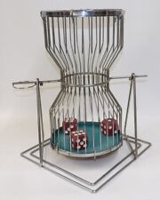 Vintage Birdcage Dice Game Night Tumbler Chuck-a-Luck Casino Gambling Device picture