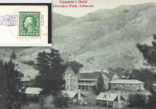 Cherokee Park CANCEL 1914 DPO Colorado Dude Ranch Campton Hotel Resort PostCard picture