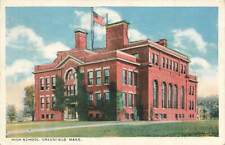c1920 High School Greenfield MA P466 picture