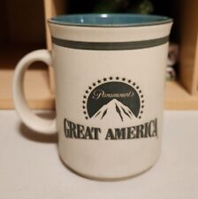Vintage 80s Paramount's Great America Theme Amusement Park Mug Cup picture