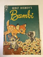Four Color #186 (1948) GD+ Dell Walt Disney's Bambi Golden Age Beautiful picture