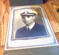 Vtg Photo Handsome Soldier, Military, Naval Officer  APPOX 10