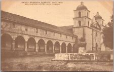 1915 SANTA BARBARA MISSION CA Postcard 