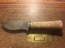 Vintage Handmade Knife 6.5 Inches Wooden Handle Hunting picture