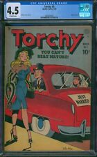 Torchy #3 (1950) ⭐ CGC 4.5 ⭐ Rare Gill Fox Golden Age GGA Quality Comic picture