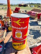 Vintage Aeroshell Shell Oil Full Quart Can picture