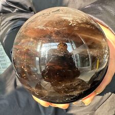 3.96LB Natural Smoky Crystal Ball Polishing and Healing 1800g picture
