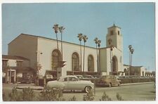 c1950s Los Angeles Union Train Station RR LA California Vintage MCM Postcard picture