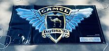 Camel “Daytona ‘95” Vinyl Banner.   70” Wide x 34” Tall.  Black/Silver/Gold NEW picture