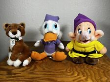 Vintage Walt Disney Plush Stuffed Animals Lot Of 3 picture