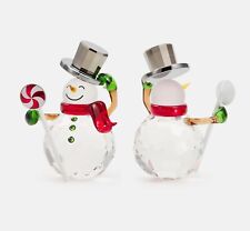 New in Gift Box SWAROVSKI 5655434 Holiday Crystal Dulcis Snowman Figurine Deco picture