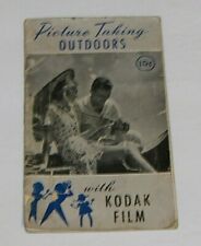 Vintage Camera Brochure Picture Taking Outdoors With Kodak Films picture