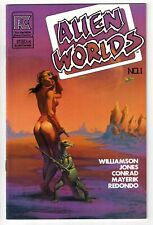 ALIEN WORLDS #1 1982 FIRST ISSUE GGA COVER BRONZE AGE FINE+ picture