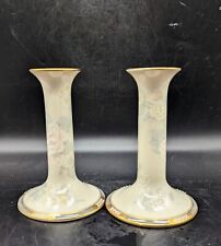 Lenox Bone China Presidential MCKINLEY Pair of Candlesticks Floral Design picture