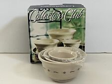 Longaberger Collectors Club Miniature Mixing Bowl Set new in box picture