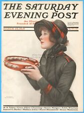 1919 Saturday Evening Post Salvation Army Worker William Ellis Front Cover ONLY picture