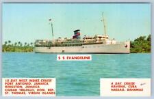 1960's SS EVANGELINE SS YARMOUTH CASTLE CRUISE SHIP TO WEST INDIES CUBA BAHAMAS picture