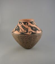 Tina Garcia - Fine Line Acoma Pot - Quail, Lizards, Water Symbols picture