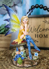 Amy Brown Toadstool Mushroom Fairy Figurine Fae Magic Statue Fantasy Collectible picture