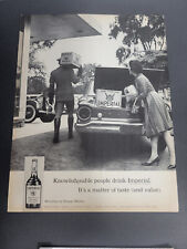 Original Vintage Print Ad  Imperial Whisky Hiram Walker Peoria Illinois picture