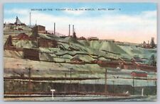 Postcard Butte Montana Section of the Richest Copper Hill in the World picture