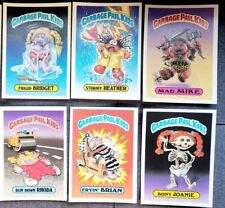 LOT OF 6: 1986 Garbage Pail Kids GPK 1st Series 1 Giant Stickers Size (5x7) picture