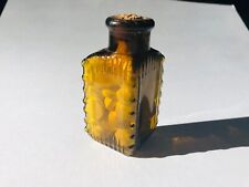 Scarce Yellow KT Poison Bottle w/Cork & Contents picture