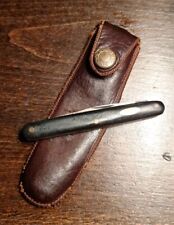 Vintage BRIGHTON Mini Pen Knife with Leather Snap Pouch - Germany picture