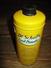 1948 Vinage Dr Scholl's Foor Powder 7 oz Advertising Can Tin picture