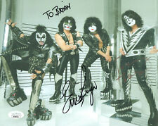 TOMMY THAYER+ERIC SINGER authentic hand signed 8x10 photo   KISS  JSA   To Brian picture