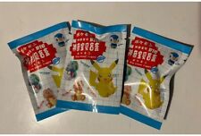 (3) Sealed Nintendo POKEMON Eraser Blind Bag Lot Card Pack  picture