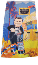 Vintage Smiling Charlie Budweiser Beach Towel picture