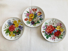 Three Stunning Hutschenreuther Seasonal Bouquet Collector Plates by Ursula Band picture