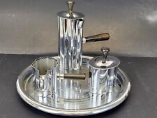 Vtg. Chase U.S.A Chrome Art Deco 4 Pc. 'Diplomat' Coffee Service ~ MS picture