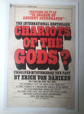  CHARIOTS OF THE GODS Erich Von Daniken Ancient Aliens Conspiracy Poster/Print   picture