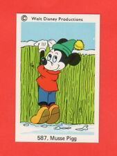 1970's Mickey Mouse  Dutch Gum Swedish card   Gem mint  # 587 picture