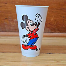 Vtg Walt Disney Plastic Collector Cups Mickey Minnie Goofy Pluto Donald & More picture