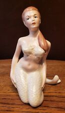 Large Vintage Ceramic Bisque Mermaid Stunningly Beautiful picture