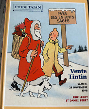 Tintin Hergé Etude Tajan Auction catalog 1998 picture
