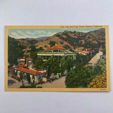 Postcard California Catalina CA Bird Park 1940s Linen Unposted picture