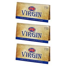 3 x Job Virgin Rolling Papers - 1 1/2-72 Papers Total picture