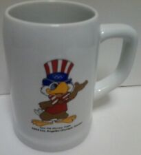 Los Angeles Olympic Games Stein 1984 Sam The Eagle Ceramic Papel Mug Vintage picture