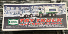2008 HESS TOY TRUCK TOY TRUCK AND FRONT LOADER NEW IN BOX VERY NICE picture